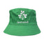 Ireland Three Shamrocks Reversible Bucket Hat in Emerald & Navy