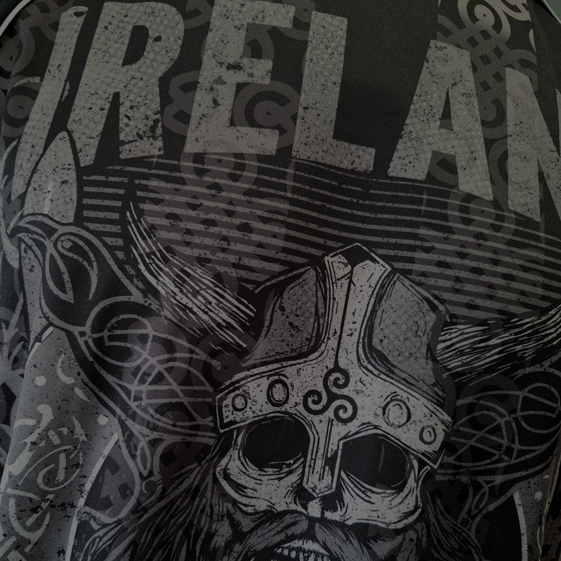 Ireland Viking Kids Performance Top in Black