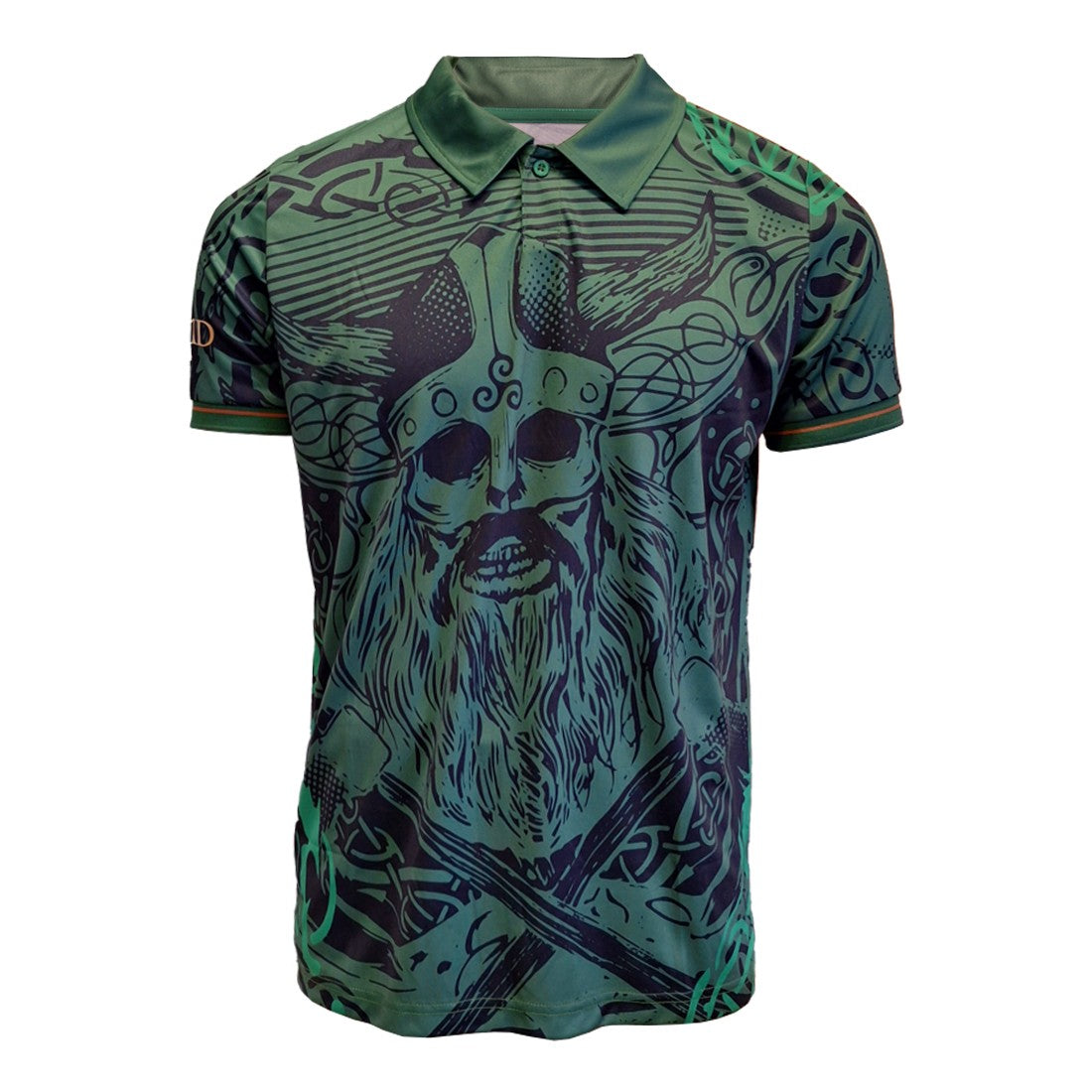 Ireland ‘Viking’ Performance Polo Shirt in Bottle Green