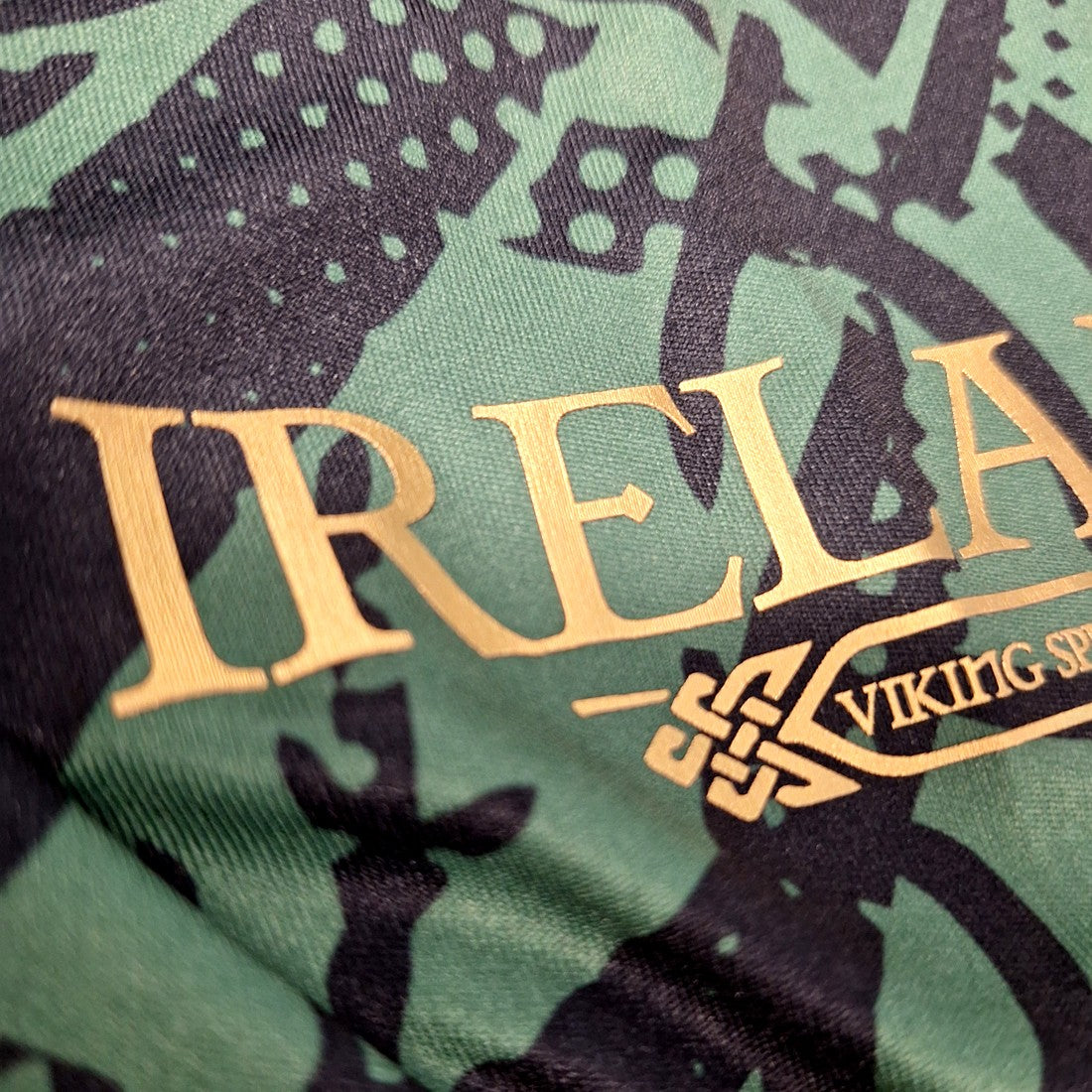 Ireland ‘Viking’ Performance Polo Shirt in Bottle Green