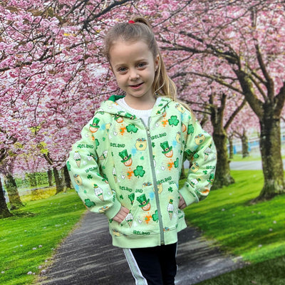 Kids All over Print zip up Hoodie