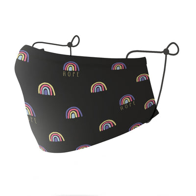 Kids Black Rainbow Barrier Mask (NSAI SWIFT 19 Compliant)