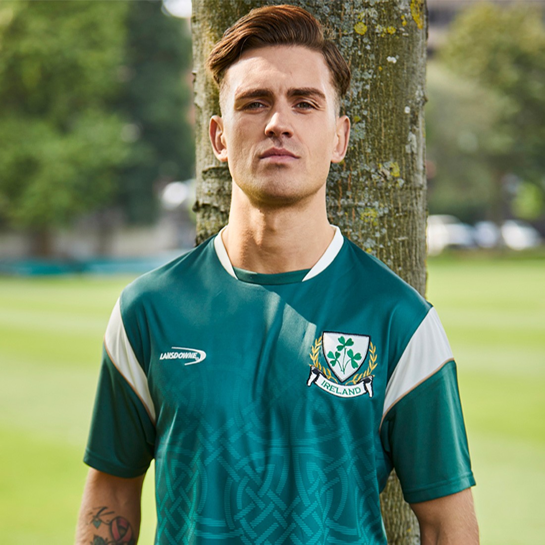 Lansdowne Celtic Sublimated Performance T-shirt in Bottle Green