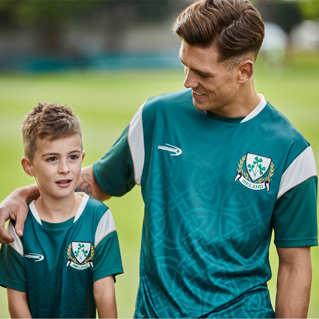 Lansdowne Celtic Sublimated Performance T-shirt in Bottle Green
