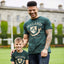 Lansdowne Ireland Crest in Bottle Green & Natural