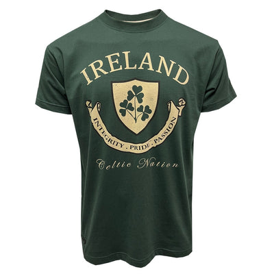 Lansdowne Ireland Crest in Bottle Green & Natural