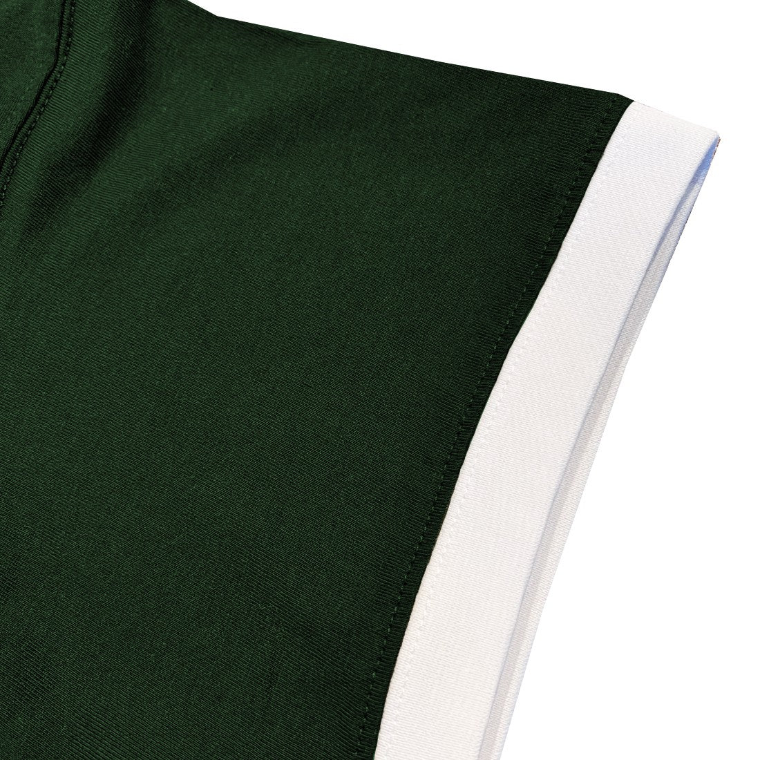 Lansdowne Ireland Ringer T-shirt in Bottle Green & White