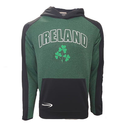 Lansdowne Ireland Shamrock Grindle Hoodie in Navy & Green