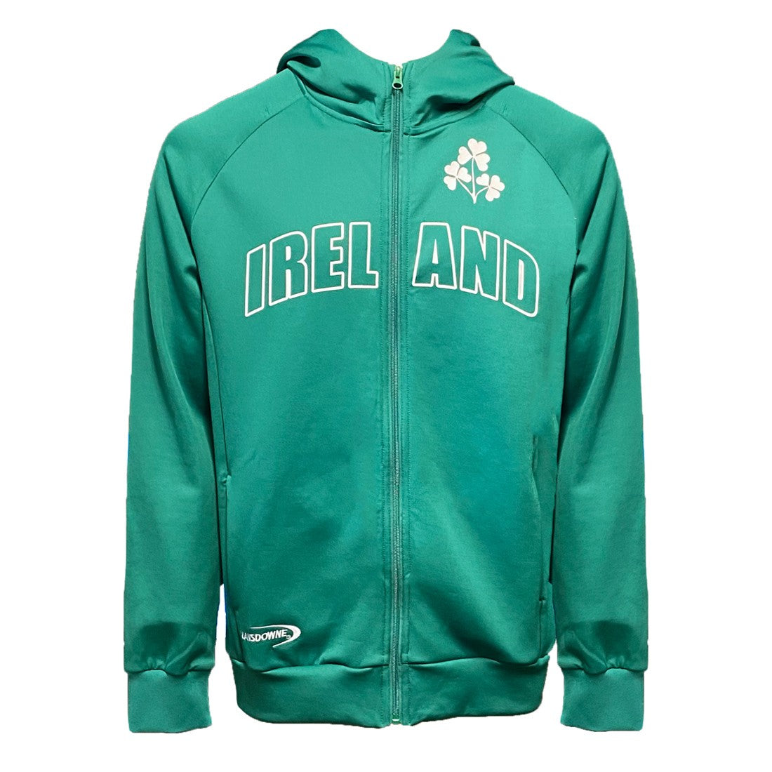 Lansdowne Ireland Zip Hoodie in Power Green