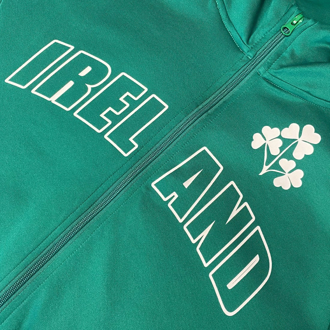 Lansdowne Ireland Zip Hoodie in Power Green