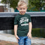Lansdowne Kids Bottle Green Athletic Department Performance T-Shirt