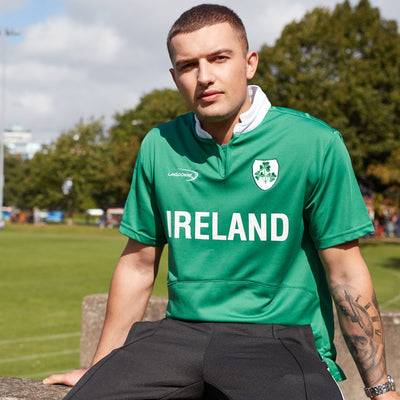 Lansdowne Adults Green Performance Rugby Shirt