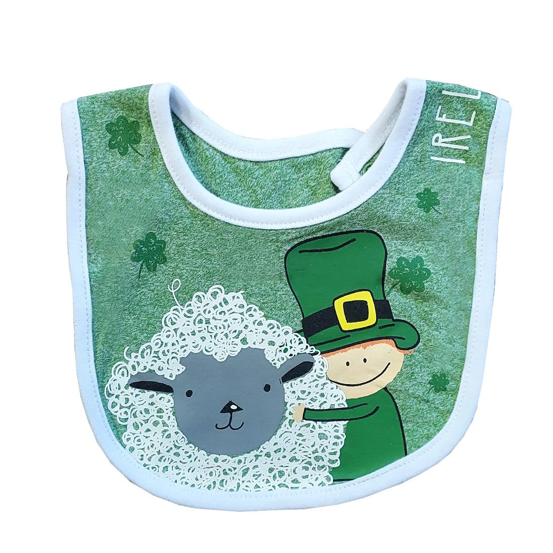 Leprechaun & Sheep Baby Bib