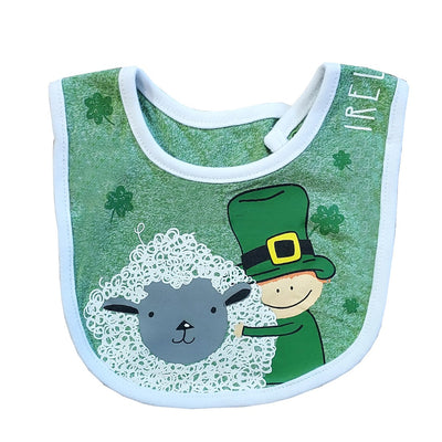 Leprechaun & Sheep Baby Bib