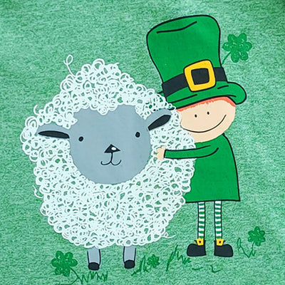 Leprechaun & Sheep Baby Vest