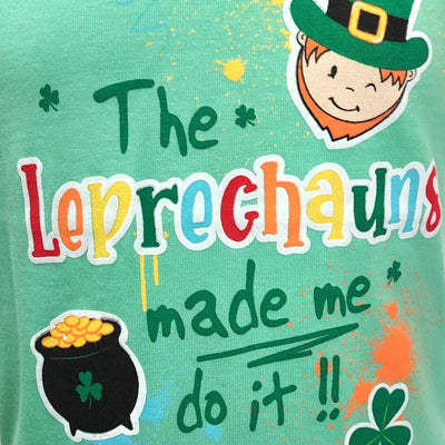 Leprechauns Kids T-shirt in Green