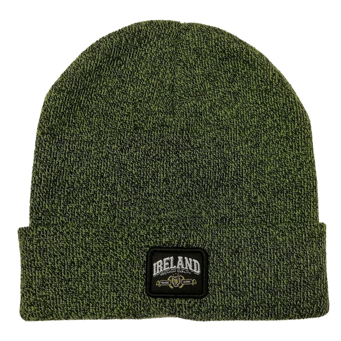 Moss Green Ireland Premium Quality Badge knit Hat