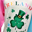 Multi Colour Shamrock Ireland Kids Sweatshirt