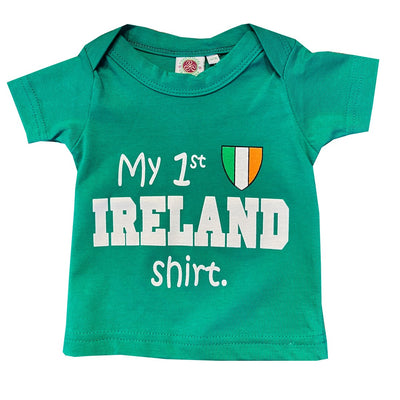 My First Ireland Baby T-Shirt in Green