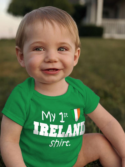 My First Ireland Baby T-Shirt in Green