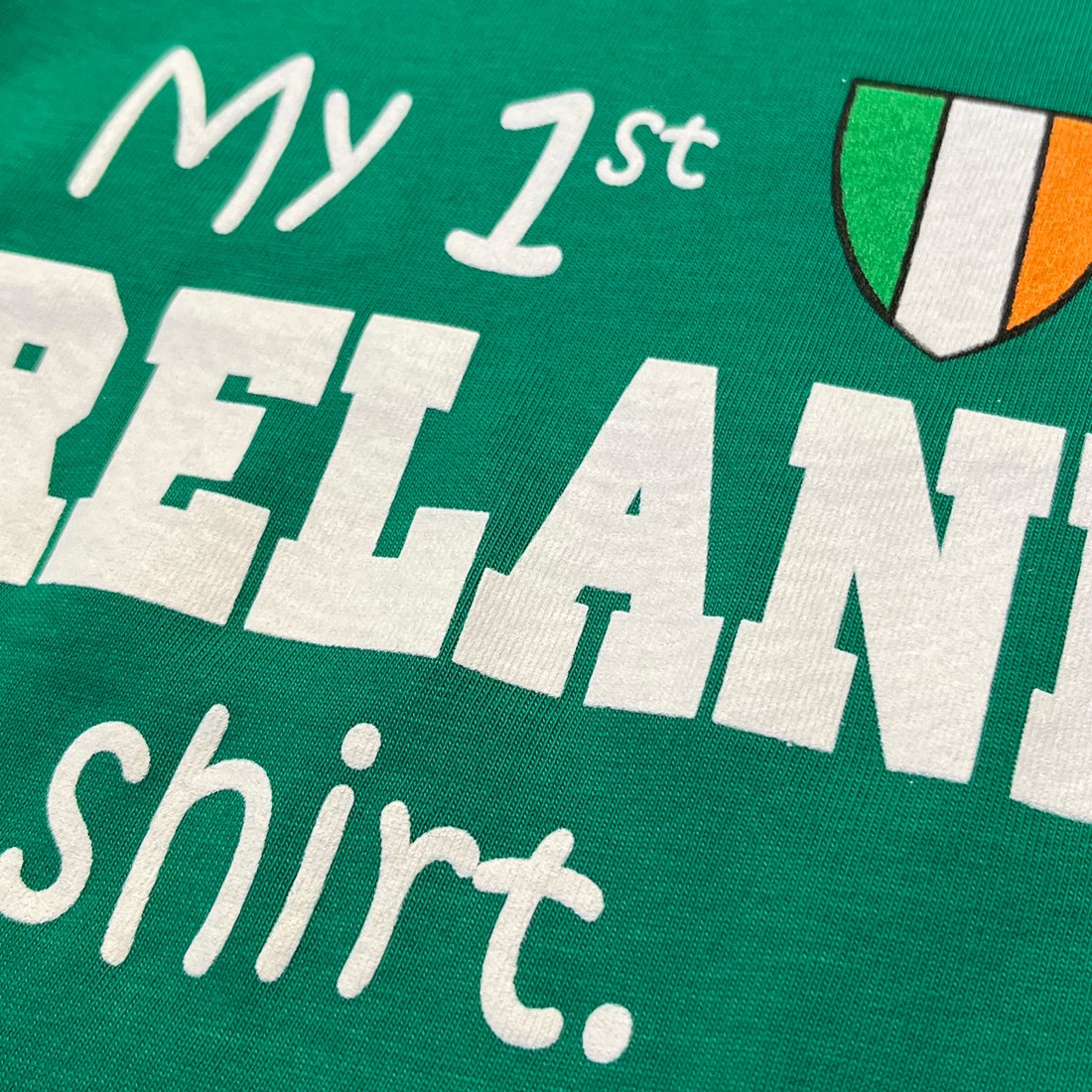 My First Ireland Baby T-Shirt in Green