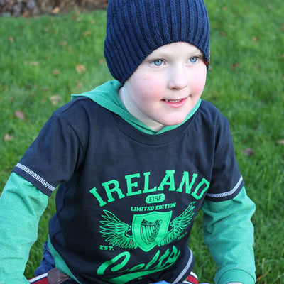 Navy Ireland Celts Wings Kids T-shirt