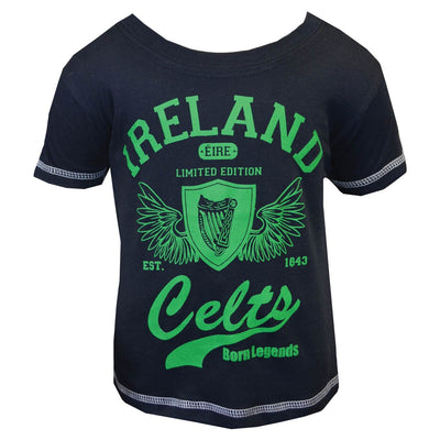 Navy Ireland Celts Wings Kids T-shirt