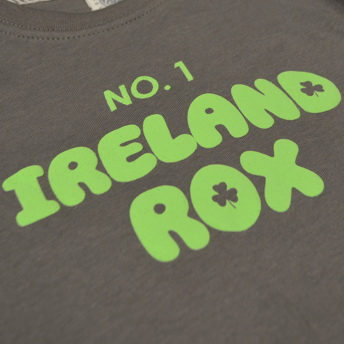 No.1 Ireland Rox Kids T-Shirt in Pewter