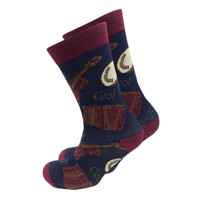 Nutty Fox "Ceol" Adult Socks in Navy