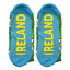 Nutty Fox "Grand" Adult Socks in Green & Blue