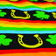 Nutty Fox Lucky Rainbow Shamrock Boxer Short in Black