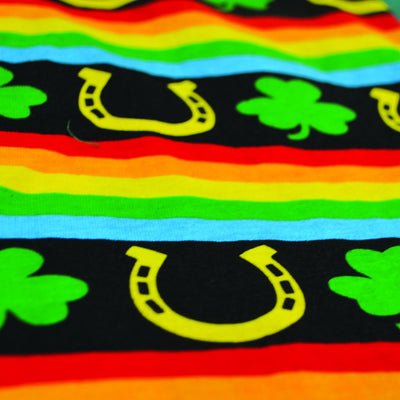 Nutty Fox Lucky Rainbow Shamrock Boxer Short in Black
