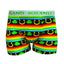 Nutty Fox Lucky Rainbow Shamrock Boxer Short in Black