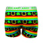 Nutty Fox Lucky Rainbow Shamrock Boxer Short in Black