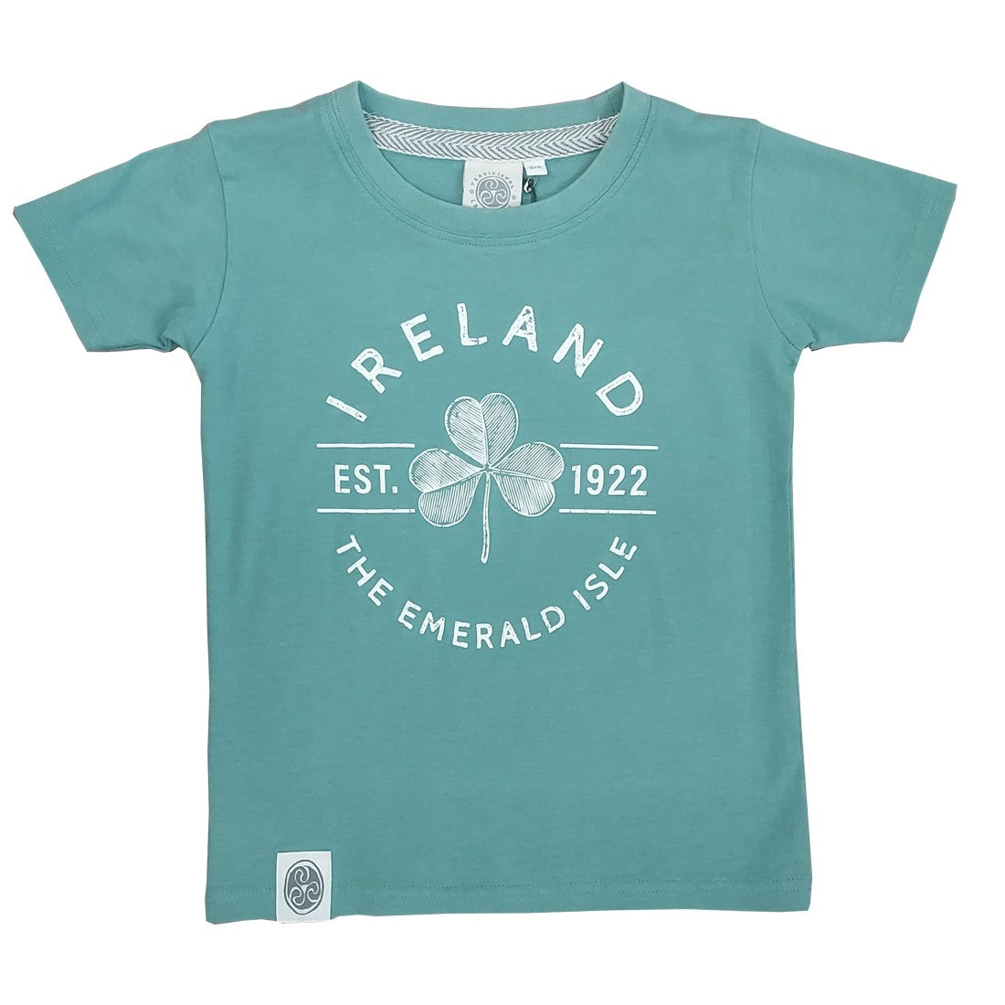 Ireland ‘Est. 1922’ Kids T-Shirt in Ocean Green