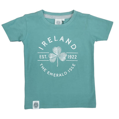 Ireland ‘Est. 1922’ Kids T-Shirt in Ocean Green