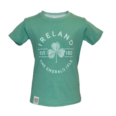 Ireland ‘Est. 1922’ Kids T-Shirt in Ocean Green