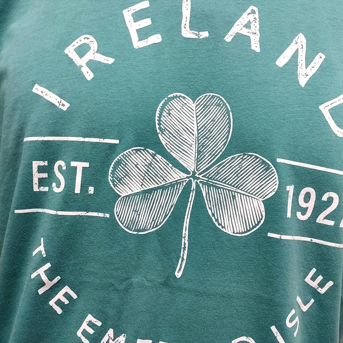 Ireland Est. 1922 Hoodie in Ocean Green