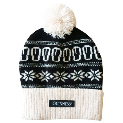 Guinness Festive Pints Hat in Black & Cream
