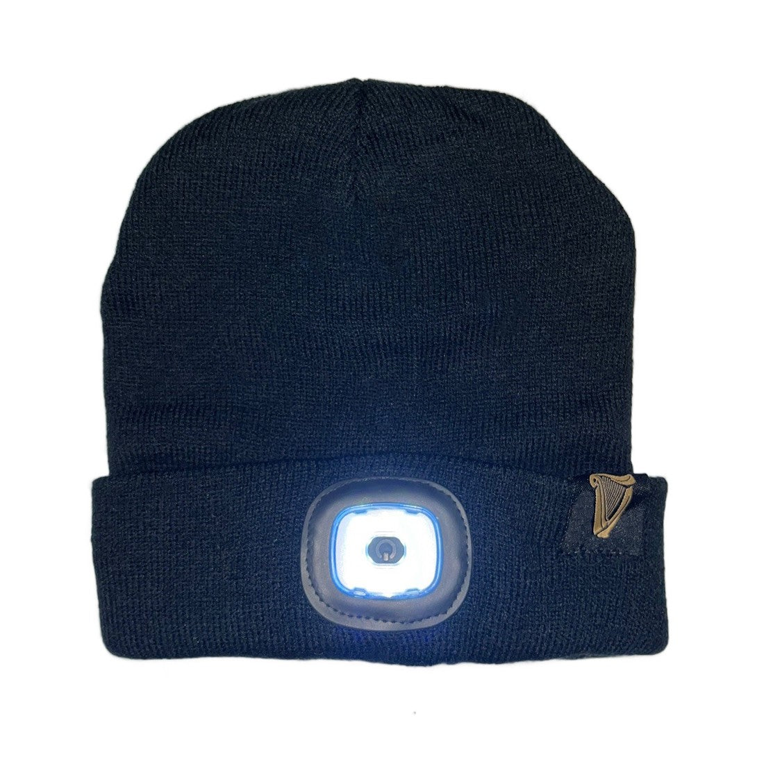 Guinness Led Head Light Beanie in Black