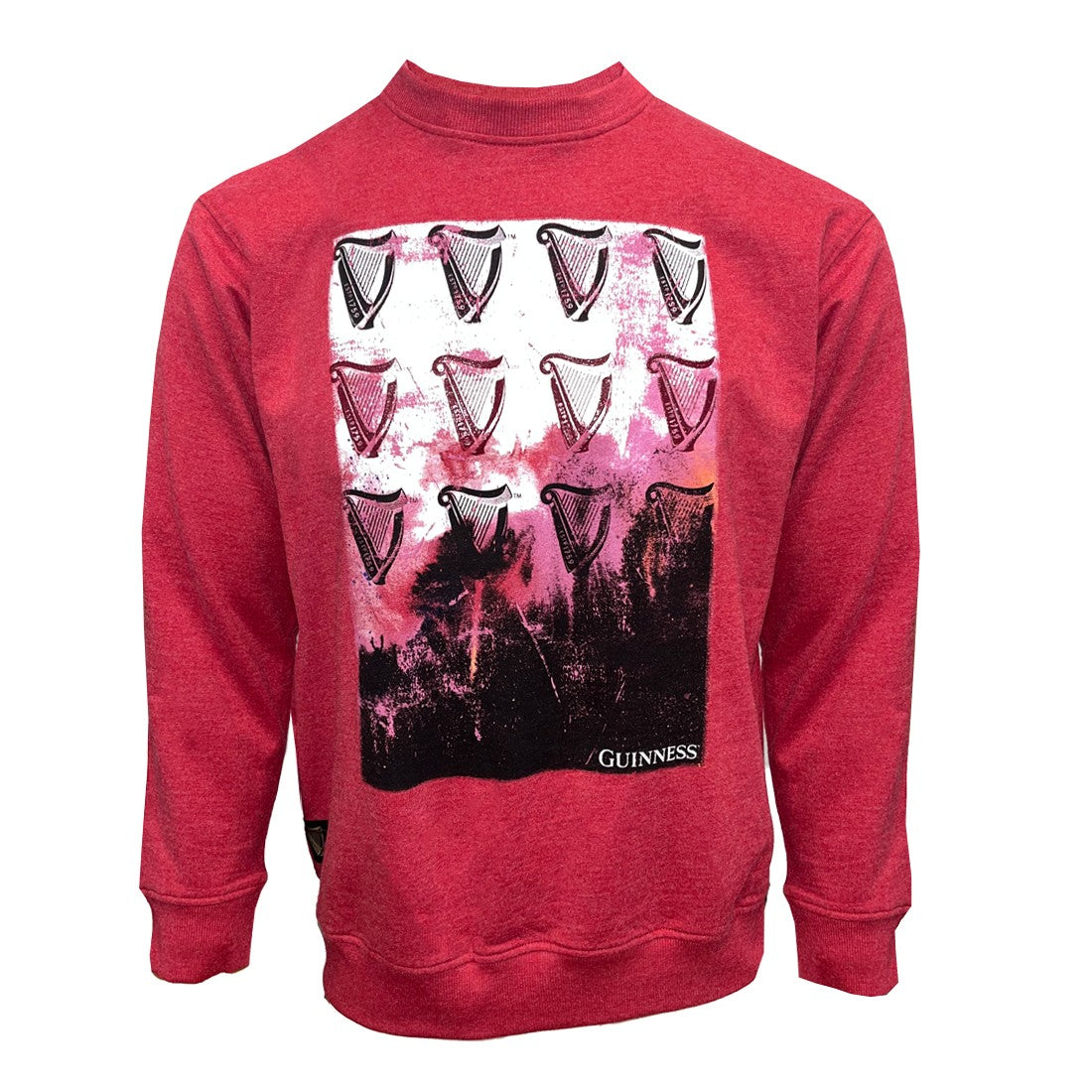 Guinness Multi Harp Sweatshirt in Chilli Pepper