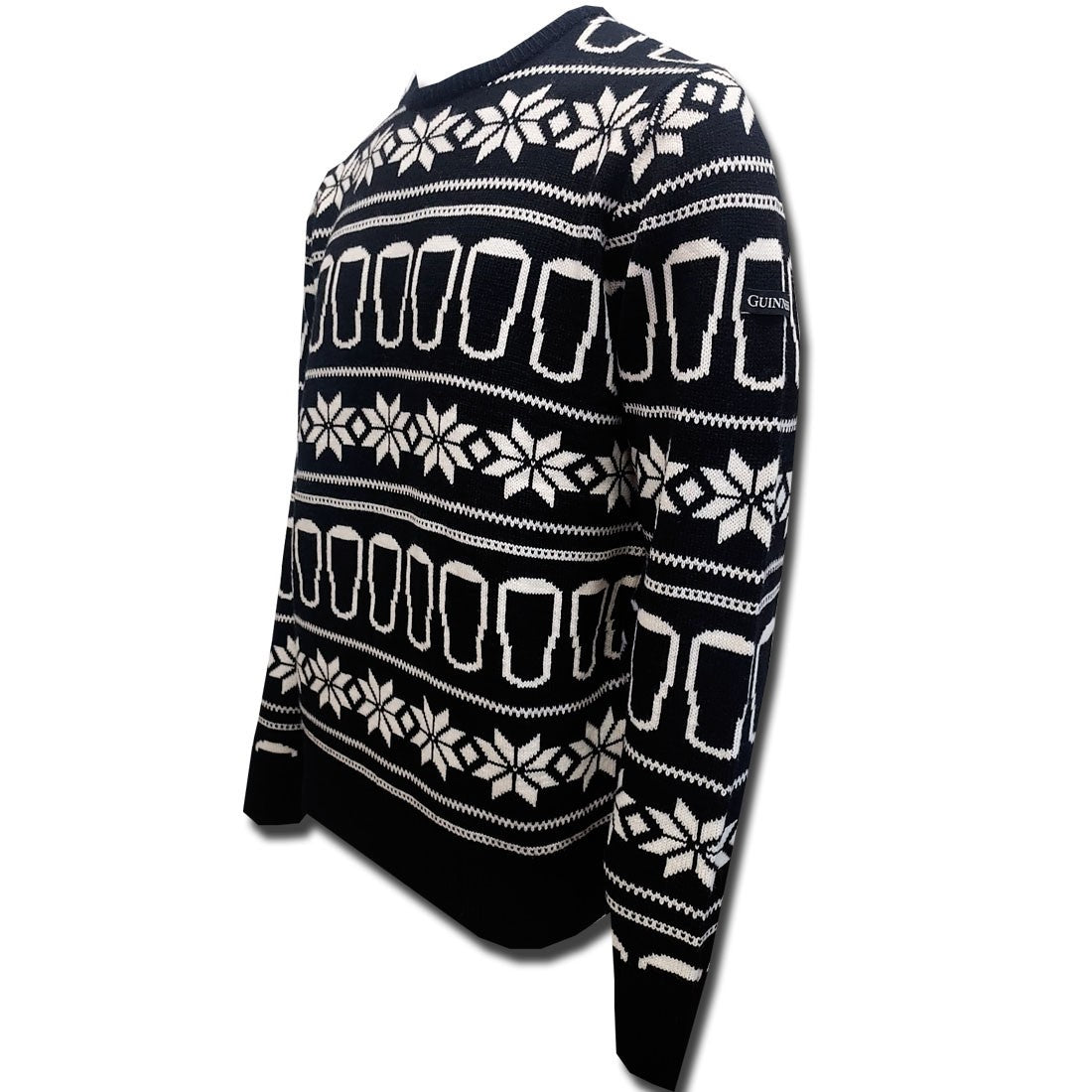 Guinness Festive Pints Knit Jumper in Black