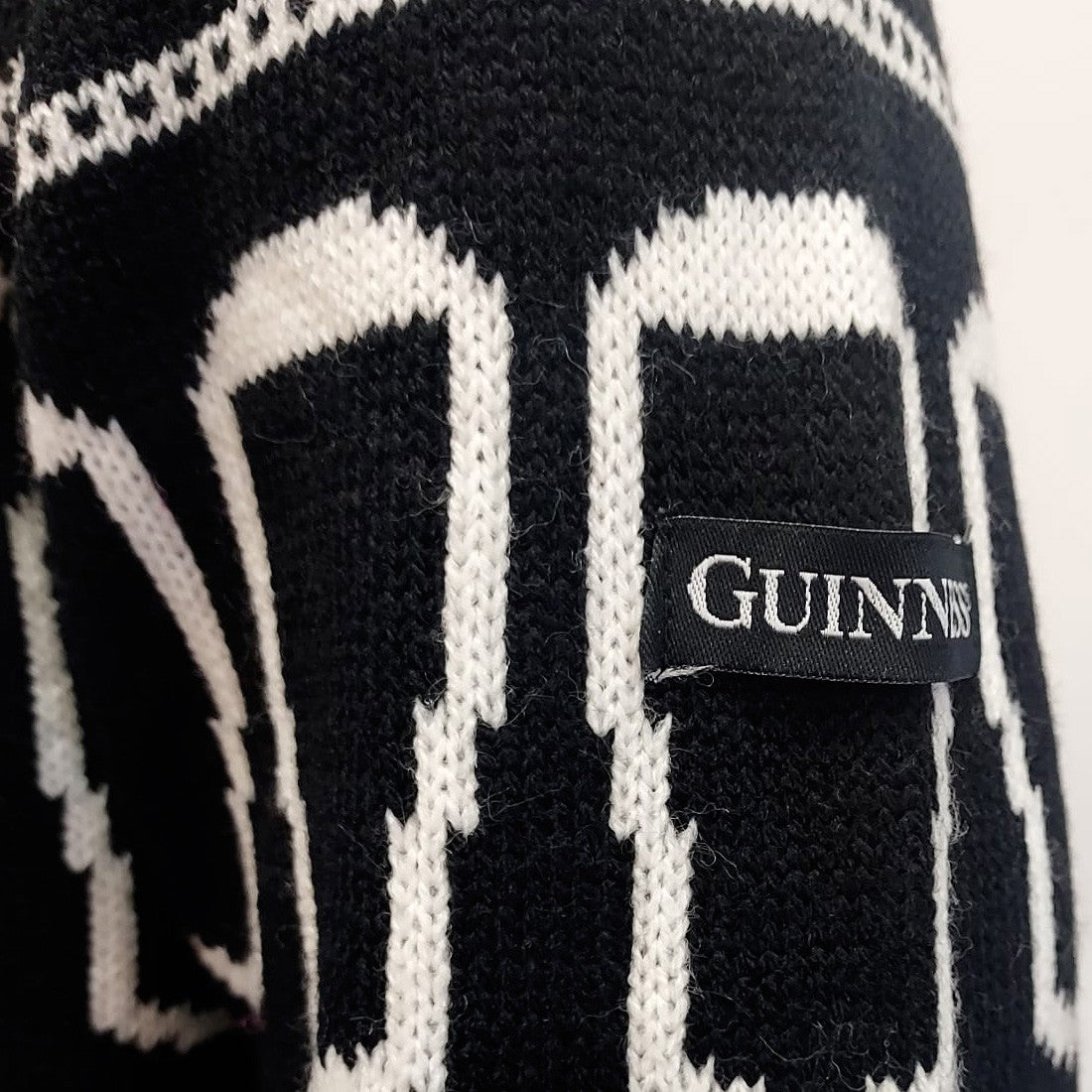 Guinness Festive Pints Knit Jumper in Black