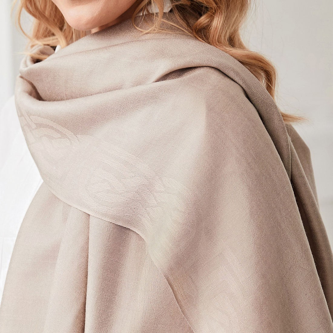 Pashmina Scarf in Taupe