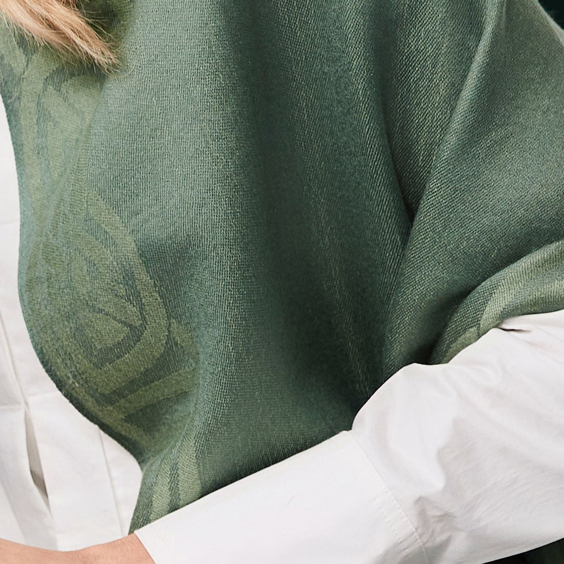 Pashmina Scarf in Thyme Green
