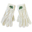Aran Shamrock Gloves in Cream