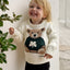 Kids Bear Knitted Jumper in Cream