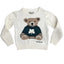 Kids Bear Knitted Jumper in Cream