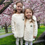Kids Aran Shamrock Dress in Cream
