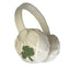 Kids Aran Shamrock Ear Muffs in Cream